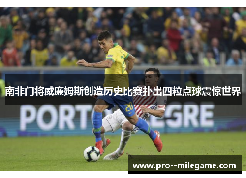 南非门将威廉姆斯创造历史比赛扑出四粒点球震惊世界